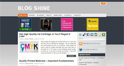 Desktop Screenshot of blogshine.com
